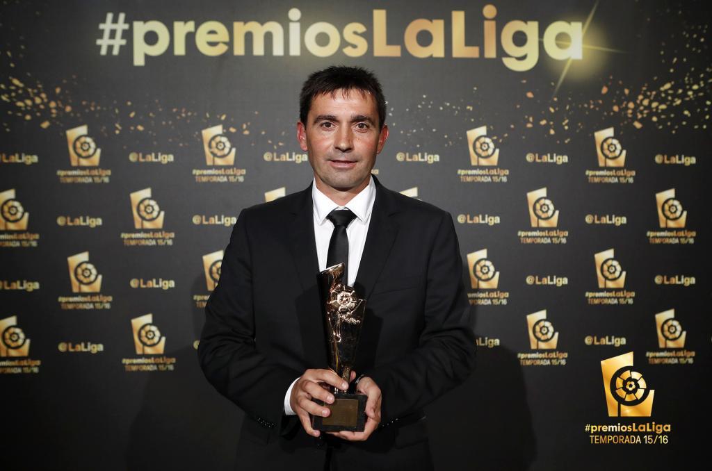 Asier Garitano, mejor entrenador de LaLiga Santander.