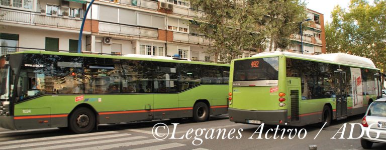 Denuncian peleas en el interior de los autobuses 484 de madrugada en Leganés