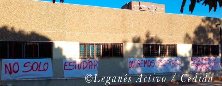 La Comunidad retira el amianto del tejado del CEIP Luis de Góngora de Leganés