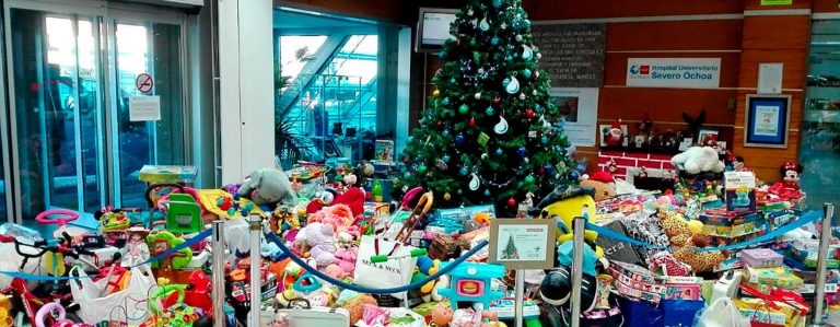 El Hospital Severo Ochoa repartirá más de 15.000 juguetes a niños de toda España