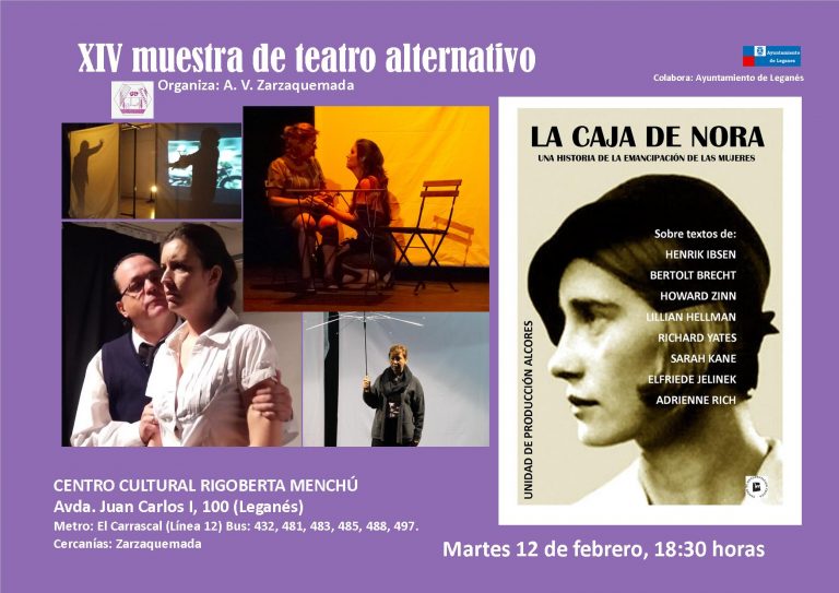 La XIV muestra de teatro alternativo de Leganés arranca con ‘La caja de Nora’