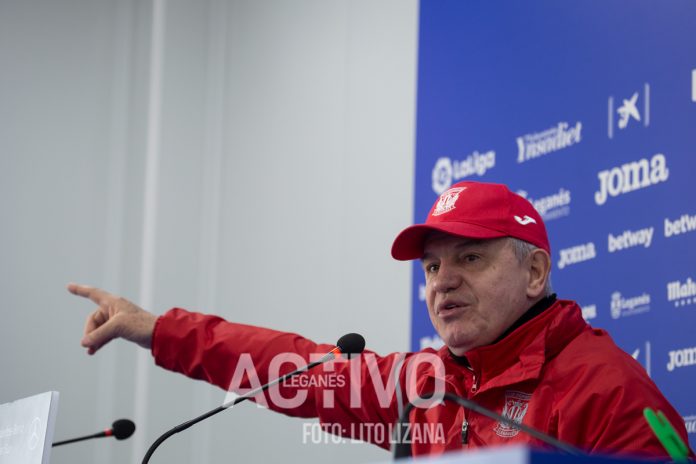 Javier Aguirre, entrenador del CD Leganés en rueda de prensa