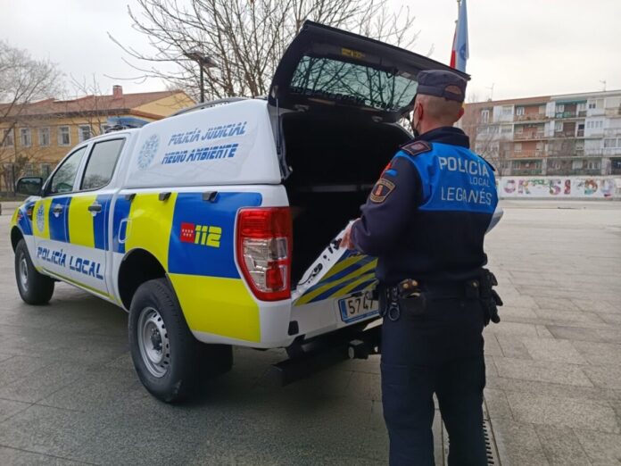 pick-up policía local leganes